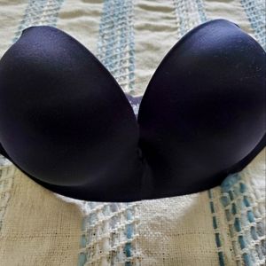 Victoria's Secret black strapless bra